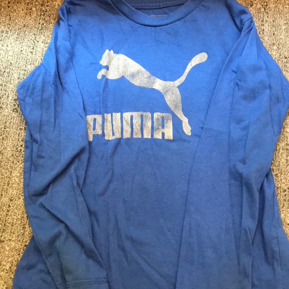 Puma long sleeve shirt. Boys size Small